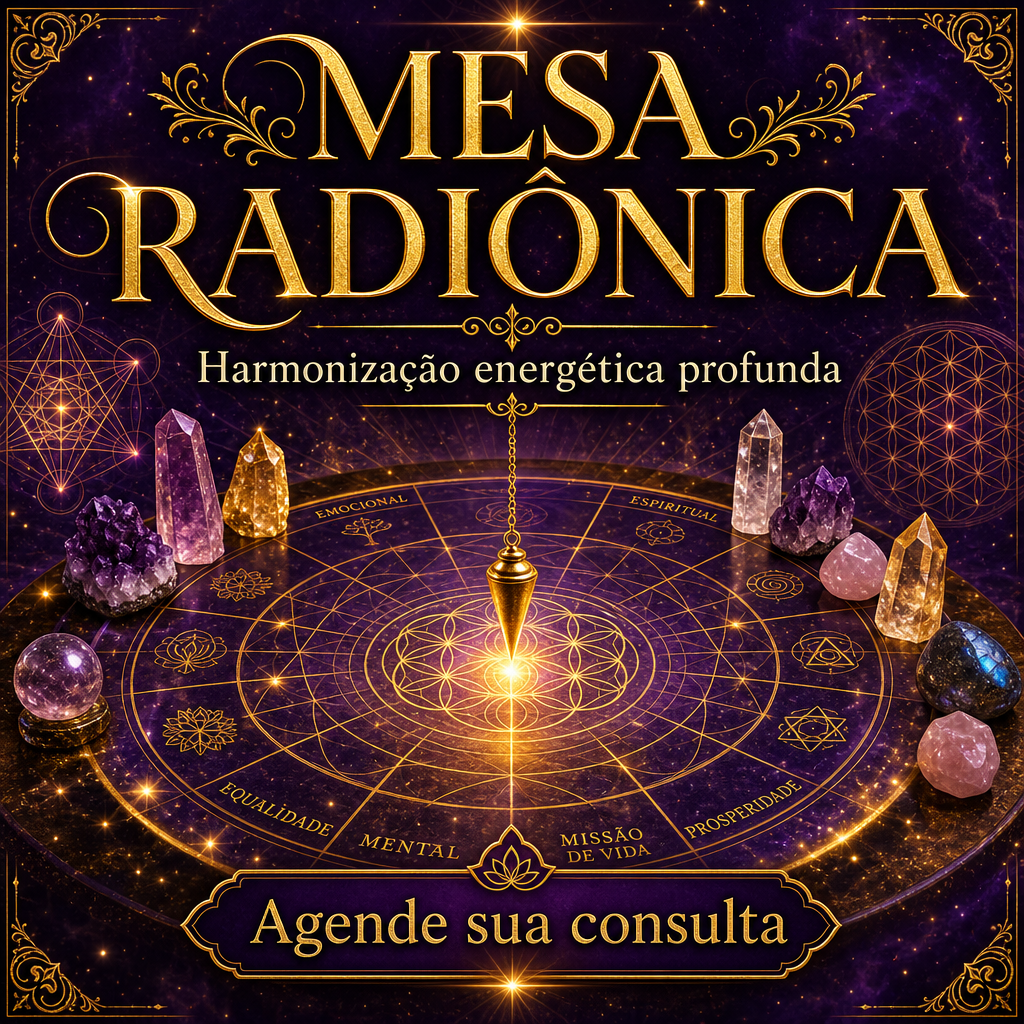 Mesa Radiônica , harmonização energética